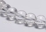 CCC03 15 inches 10mm round white crystal beads Wholesale