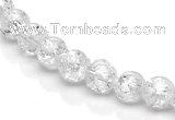 CCC12 grade A 6mm round white crystal beads Wholesale