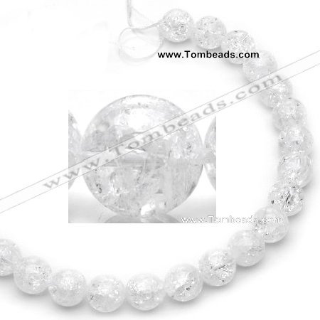 CCC17 14mm round grade A white crystal beads Wholesale