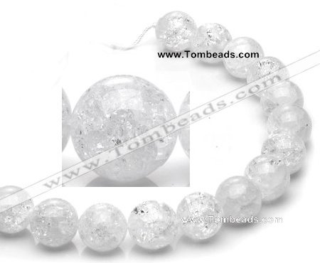 CCC19 18mm round grade A white crystal beads Wholesale