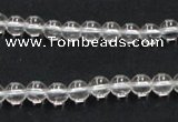 CCC200 15.5 inches 4mm round AB grade natural white crystal beads