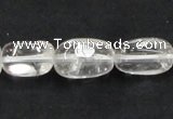 CCC222 10*16mm nugget grade AB natural white crystal beads