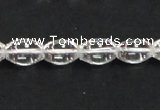 CCC238 9*13mm rice grade A natural white crystal beads wholesale