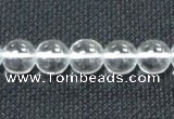 CCC278 15.5 inches 8mm round A grade natural white crystal beads