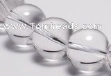 CCC32 15.5 inches 18mm round synthetic white crystal beads