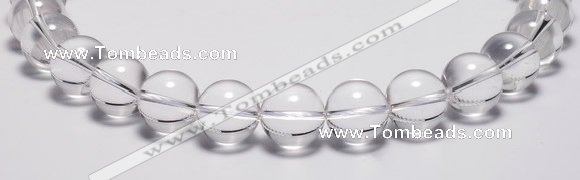 CCC32 15.5 inches 18mm round synthetic white crystal beads