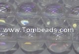 CCC403 15.5 inches 10mm round AB-color white crystal beads