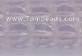 CCC623 15.5 inches 10mm faceted round natural white crystal beads