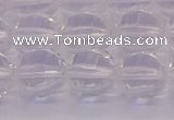 CCC623 15.5 inches 10mm faceted round natural white crystal beads