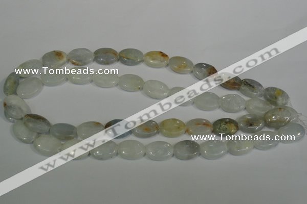 CCE14 15.5 inches 13*18mm oval natural celestite gemstone beads