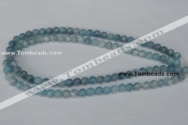 CCE51 15.5 inches 8mm round dyed natural celestite gemstone beads