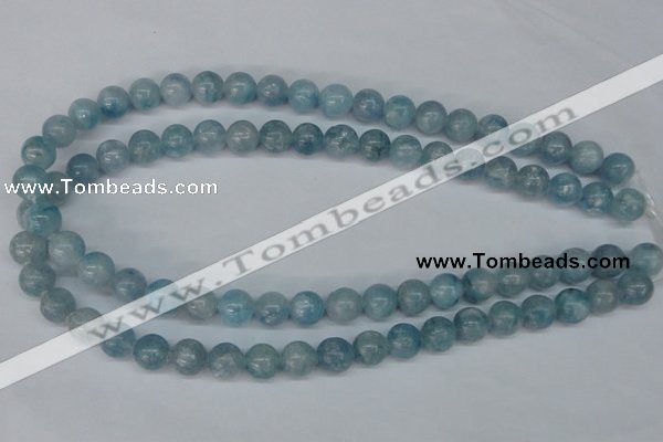 CCE52 15.5 inches 10mm round dyed natural celestite gemstone beads