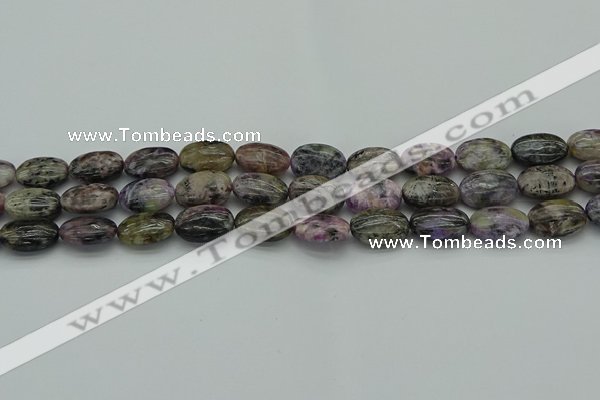 CCG102 15.5 inches 12*16mm oval charoite gemstone beads