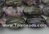 CCG103 15.5 inches 13*18mm oval charoite gemstone beads