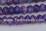 CCG116 15.5 inches 4*7mm rondelle charoite gemstone beads