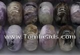 CCG137 15.5 inches 6*10mm rondelle natural charoite gemstone beads