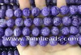 CCG151 15.5 inches 13mm round charoite gemstone beads