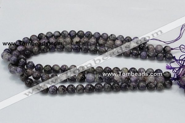 CCG21 15.5 inches 10mm round natural charoite gemstone beads