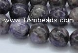 CCG23 15.5 inches 14mm round natural charoite gemstone beads