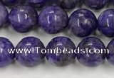 CCG310 15.5 inches 6mm round dyed charoite beads wholesale