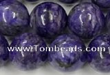 CCG312 15.5 inches 10mm round dyed charoite beads wholesale