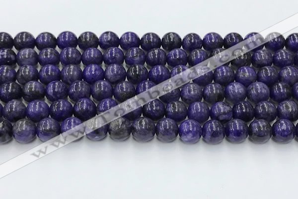 CCG316 15.5 inches 8mm round dyed charoite gemstone beads