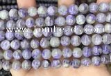 CCG320 15.5 inches 8mm round natural charoite beads wholesale