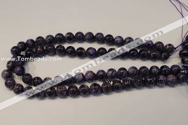 CCG33 15.5 inches 12mm round natural charoite gemstone beads