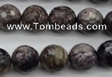 CCG59 15.5 inches 13mm faceted round natural charoite beads