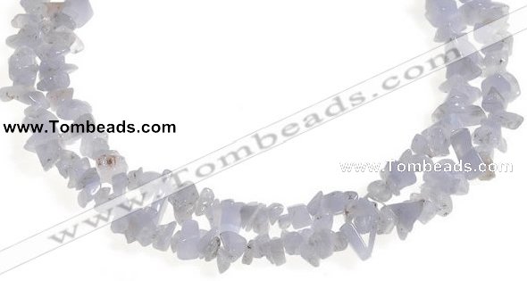 CCH01 34 inches purple agate chips gemstone beads wholesale