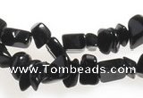 CCH02 35 inches black agate chips gemstone beads wholesale