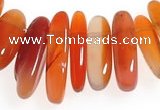 CCH07 16 inches red onyx chips gemstone beads wholesale