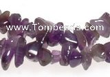 CCH12 35 inches purple amethyst chips gemstone beads wholesale