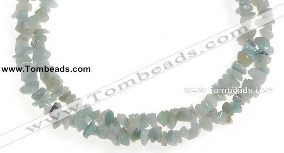 CCH20 32 inches amazonite chips gemstone beads wholesale