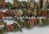 CCH203 34 inches 3*5mm unakite chips gemstone beads wholesale