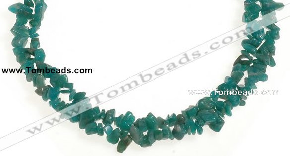 CCH21 34 inches amazonite chips gemstone beads wholesale