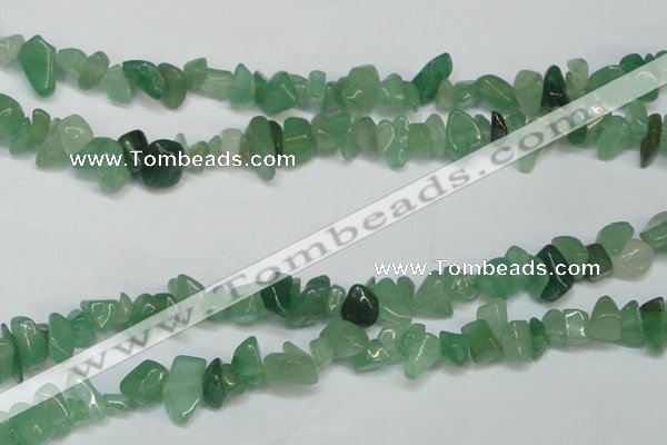 CCH221 34 inches 5*8mm green aventurine chips gemstone beads wholesale