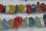 CCH236 34 inches 5*8mm mixed candy jade chips beads wholesale