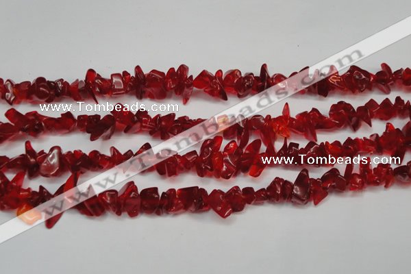 CCH238 34 inches 5*8mm synthetic crystal chips beads wholesale