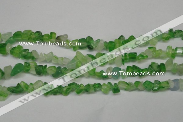 CCH239 34 inches 5*8mm synthetic crystal chips beads wholesale