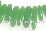 CCH24 16 inches green jade chips gemstone beads wholesale