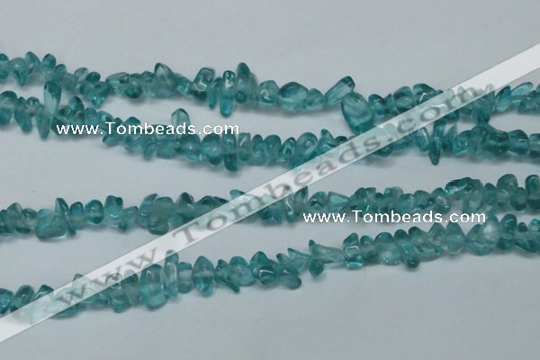 CCH254 34 inches 5*8mm synthetic crystal chips beads wholesale