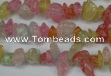 CCH261 34 inches 4*6mm synthetic crack crystal chips beads wholesale