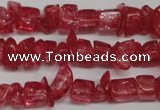 CCH262 34 inches 4*6mm synthetic crack crystal chips beads wholesale