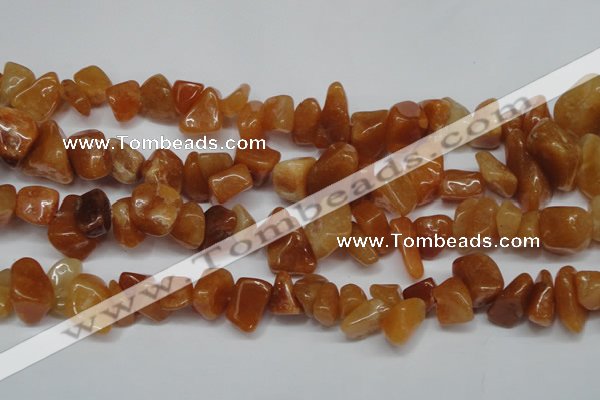 CCH270 34 inches 8*12mm red aventurine chips gemstone beads wholesale