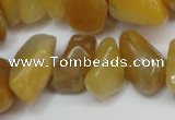 CCH271 34 inches 8*12mm yellow aventurine chips gemstone beads wholesale