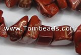 CCH275 34 inches 8*12mm red jasper chips gemstone beads wholesale