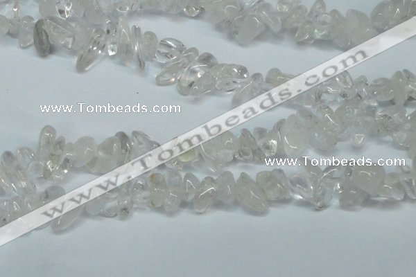 CCH290 34 inches 8*12mm white crystal chips gemstone beads wholesale