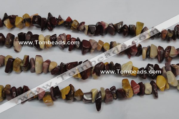 CCH297 34 inches 8*12mm mookaite chips gemstone beads wholesale