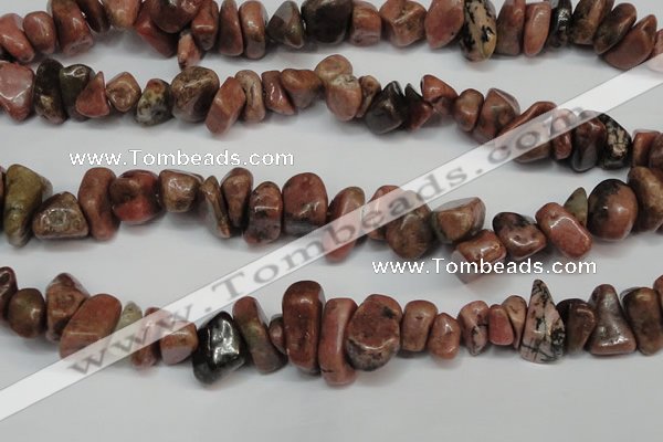 CCH298 34 inches 8*12mm rhodochrosite chips gemstone beads wholesale